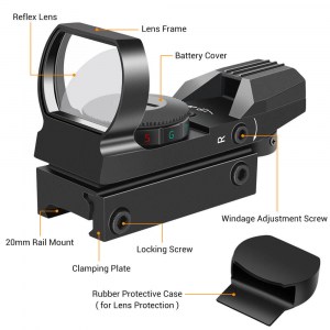 Metal Reflex Red Dot Sight with 20mm Rail_ (10)